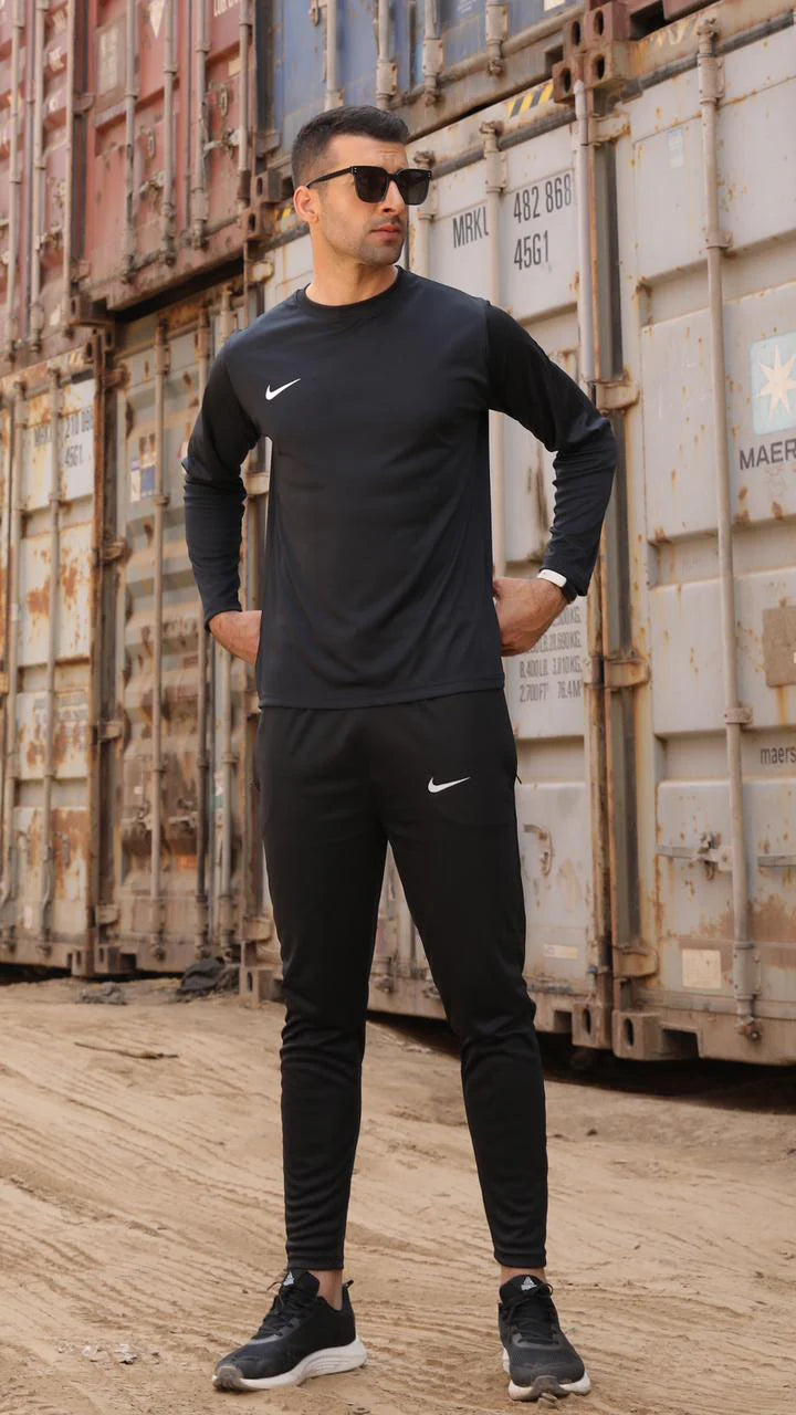 Nik Exclusive Navy - Full Sleeves Tracksuit - Summer