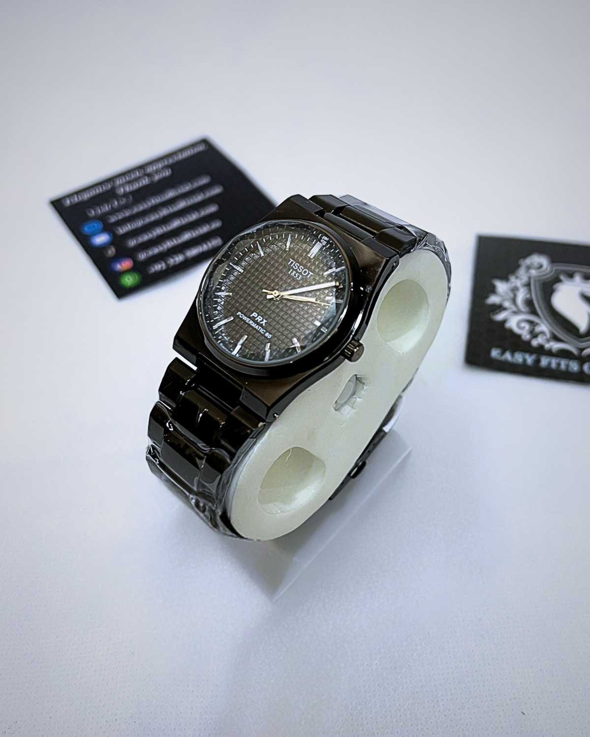 Tissot PRX Quartz Men's Watch – Full Black Edition | Swiss Made