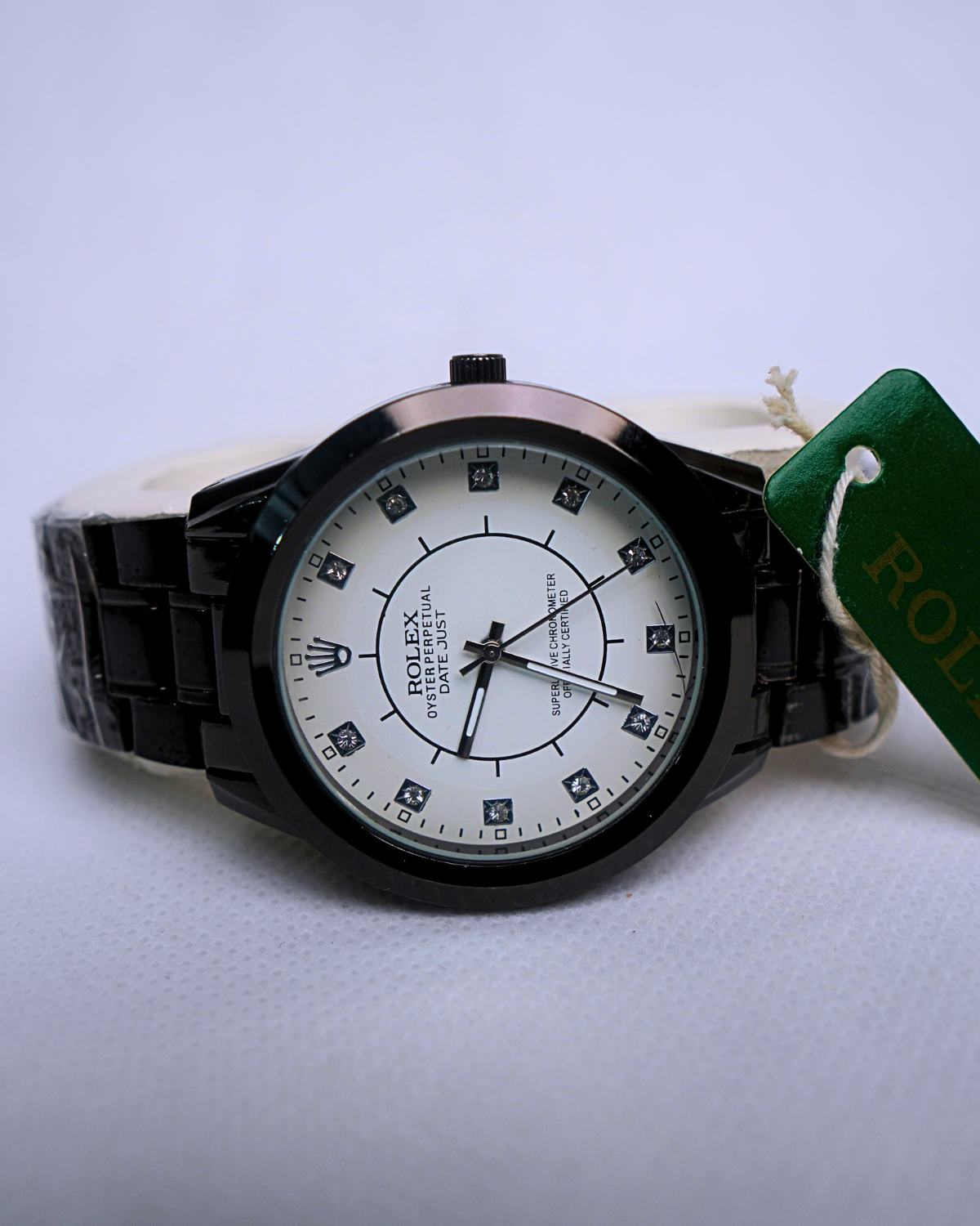 Rolex Oyster Perpetual Datejust Inspired Watch – Black & White Edition